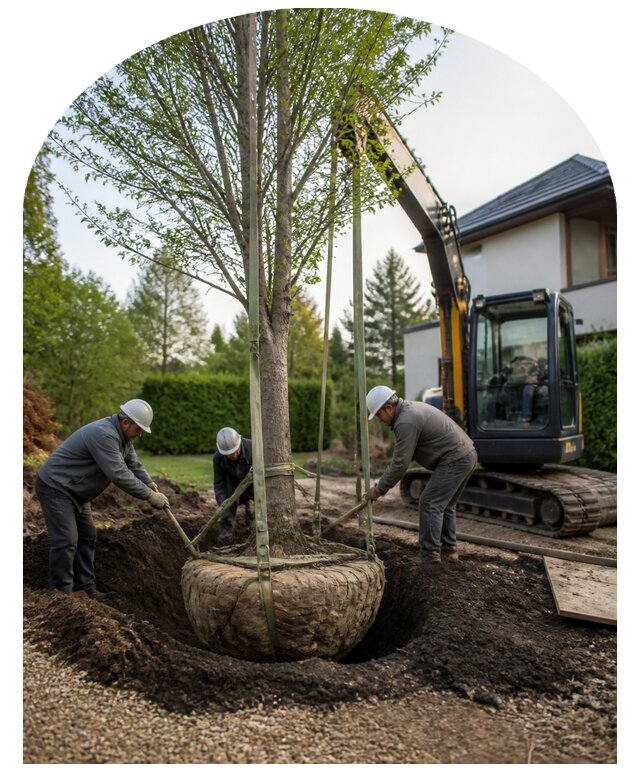 Посадка крупномеров в Каменске-Шахтинском по цене от 8756 р. | Метпроект-Ксш
